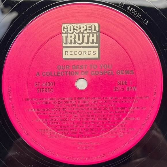 Our Best to You 2 LP Set 1980 Christian Gospel Gems 1980 Gospel Truth 44001 - Picture 4 of 7